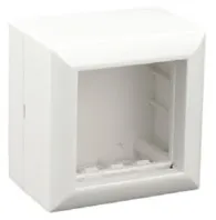 Коробка для о/п на 4 мод. для мех.45х45 мм, белый Ecoplast