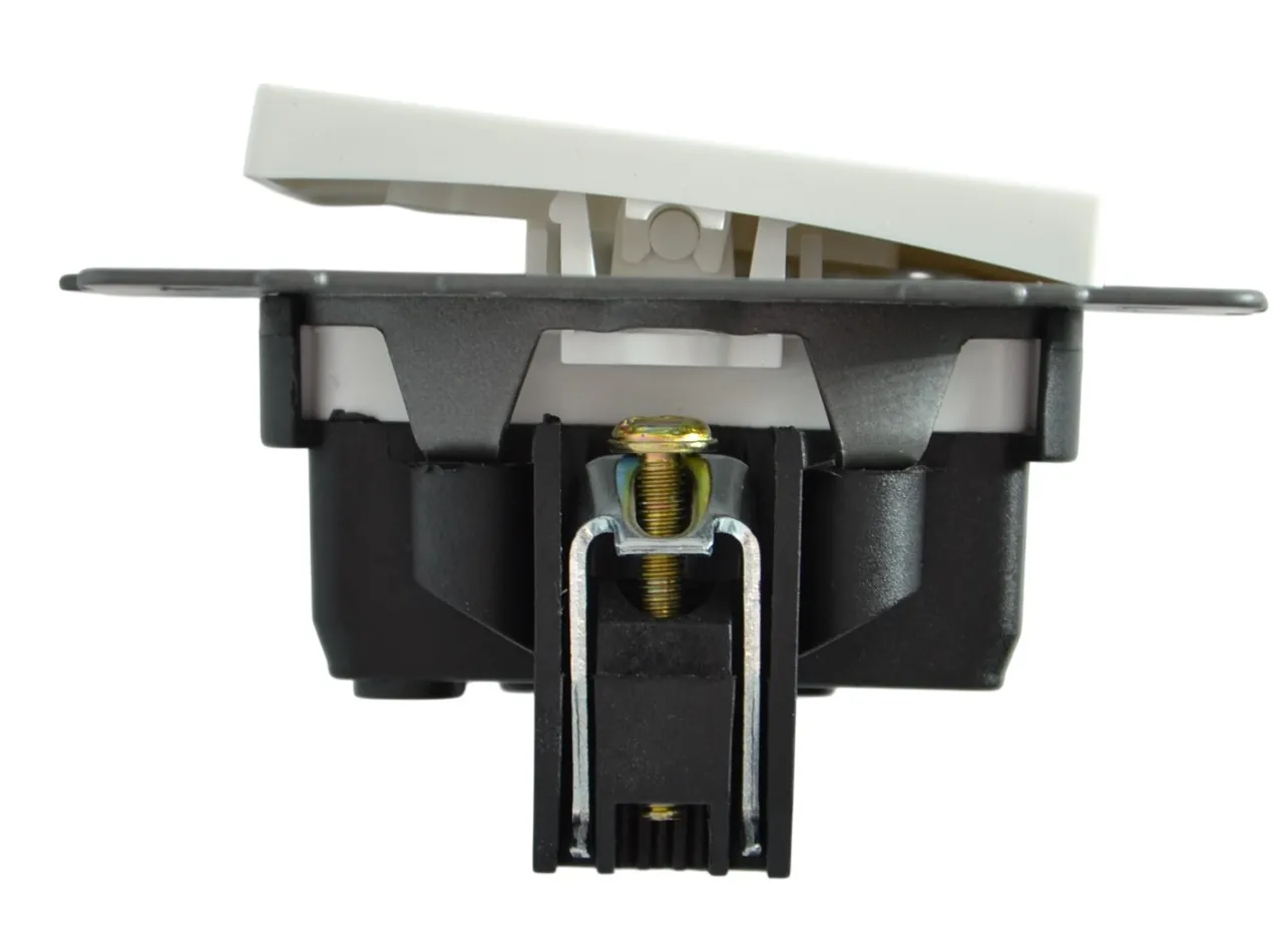 Выключатель 2-кл. белый A-009W "Aura" AWSproducts