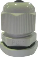 Кабельный ввод PG11 (5-10 мм) серый пластик IP68 (КВТ)