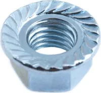 Гайка М14 с фланцем DIN6923 цинк (2 шт.) (Стройбат)