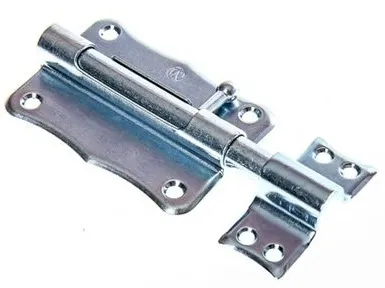 Шпингалет  фигурный 85мм цинк