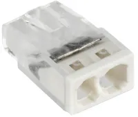 Клемма 2 отверстия 0,5-2,5 (уп. - 100 шт.) СМК 772-202 (GENERICA)