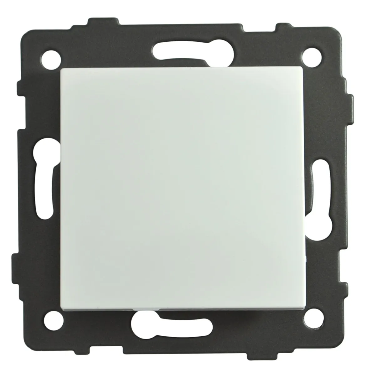 Выключатель перекрёстный 1-кл. белый A-007W "Аура" AWSproducts