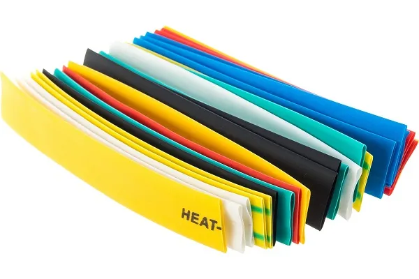 Набор Термоусаживаемая трубка ТУТ 10/5 21шт., 100мм ЦВЕТНЫЕ, уп