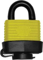 Замок навесной всепогодный 50х36 мм, стальная дужка 9мм