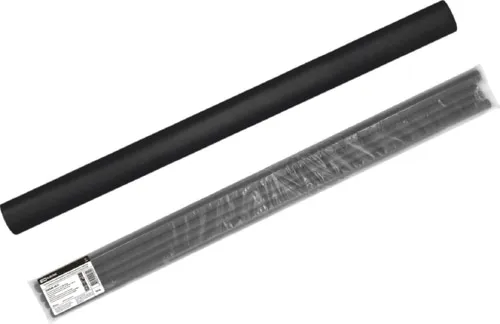 Термоусаживаемая трубка клеевая ТТКнг 19,1/6,4 черная (1м) (TDM)