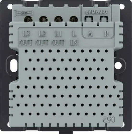Выключатель сенсорный 3-кл. UK стандарт (механизм) Livolo