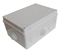 Коробка распред. о/п 210х150х100 IP55 СЕРАЯ 8 сальников JBS210 Ecoplast (20)