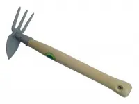 Мотыжка 3 зуба прямые + лепесток дерев/ручка Е ХС