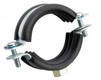 Хомут сантехнический 1 1/4" (42-45) М8 цинк без шпильки