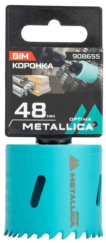 Коронка биметаллическая 48 мм METALLICA Optima