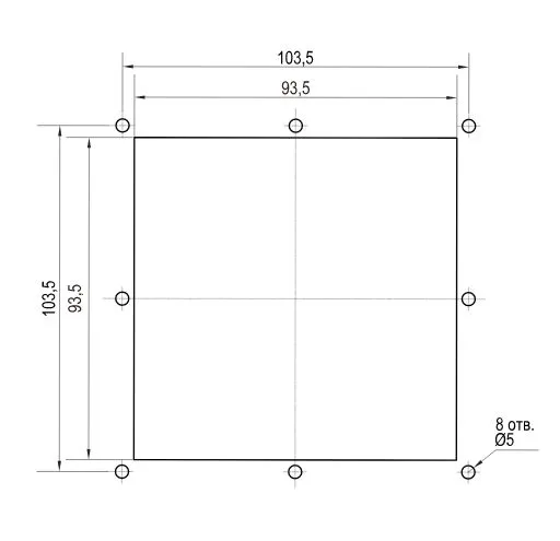 Решётка вентиляционная выпускная c фильтром. 100.01.300 ОВЕН