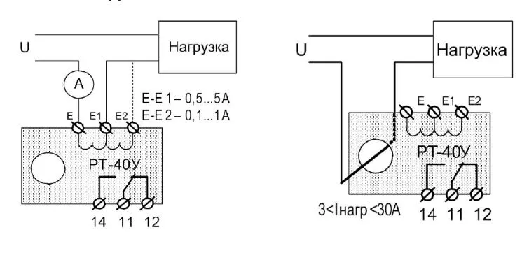 Реле контроля тока РТ-40У 0,1-30А Меандр