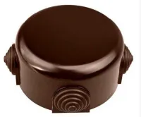 Коробка распред. 90х45мм R Черный (пластик) Jantera