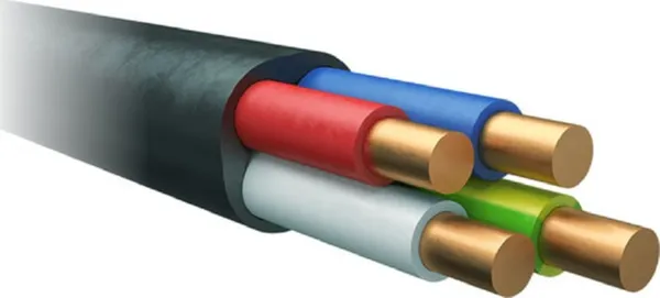 Кабель ВВГнг(A)-LS 4*1,5 (ГОСТ) (круглый)