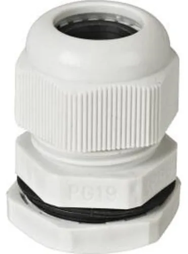 Кабельный ввод PG7 (2,5-7 мм) белый пластик IP68 (HLT)
