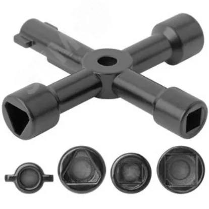 Ключ универсальный для электрошкафов 4-в-1