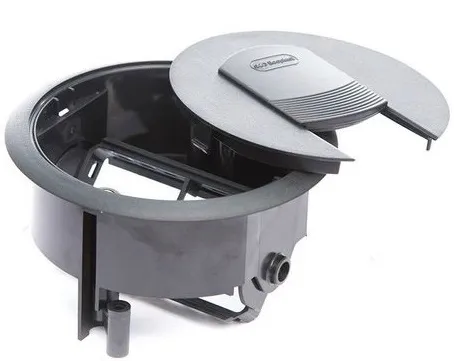 Люк в пол на 2 поста с суппортом пластик Ecoplast