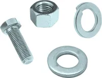 Болт М8*40 с гайкой и шайбой цинк (4 шт.) (ГОСКРЕП), уп