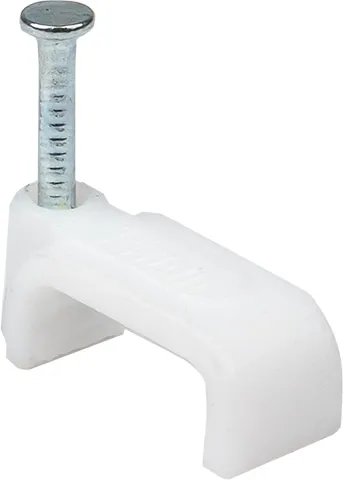 Скоба плоская с гвоздем 14мм (100 шт.) (ELUX), уп