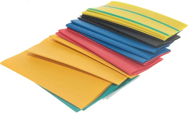 Набор Термоусаживаемая трубка ТУТ 30/15 21шт., 100мм ЦВЕТНЫЕ, уп