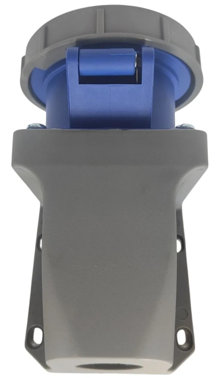 Розетка стационарная 32A 3п (2P+PE) SLN-1232 IP67, 380В, AWSPRODUCTS