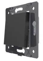 Выключатель перекрестный 1-кл. Черный Livolo