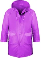 Дождевик детский (4-6 лет) фиолетовый ПВХ с капюшоном (на кнопках), Komfi/50