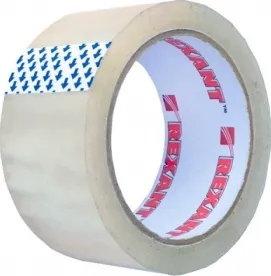 Скотч упаковочный REXANT 48 мм х 50 мкм, прозрачный, рулон 66 м