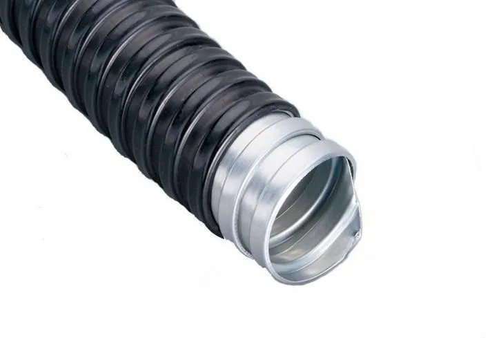 Металлорукав в ПВХ изол. 15 черный Р3-ЦП нг IEK (50м), уп