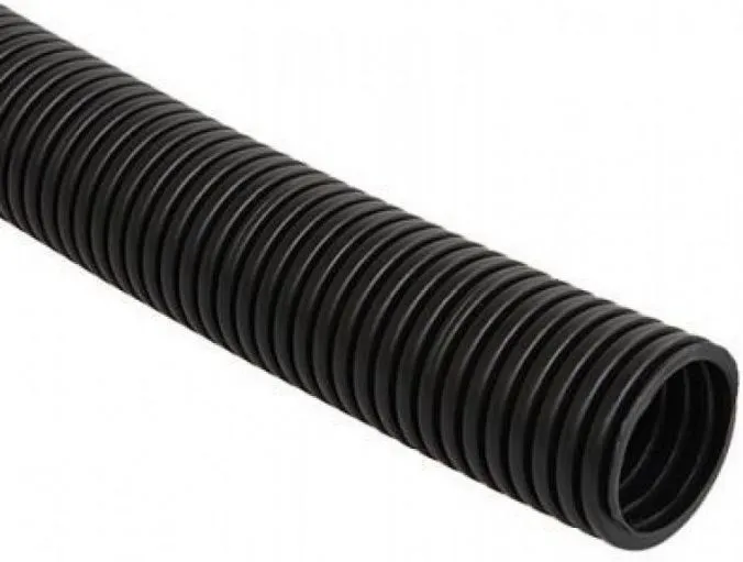 Труба гофр. ПНД 16 мм ЧЕРНАЯ с зондом IEK (100м), уп
