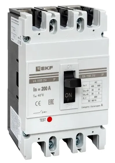 Автоматический выключатель ВА-99M 250/200А 35кА 3p. Proxima EKF