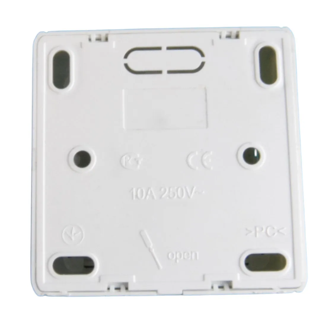 Выключатель ОУ 1-кл. белый SD-S001W "Standard" AWSproducts