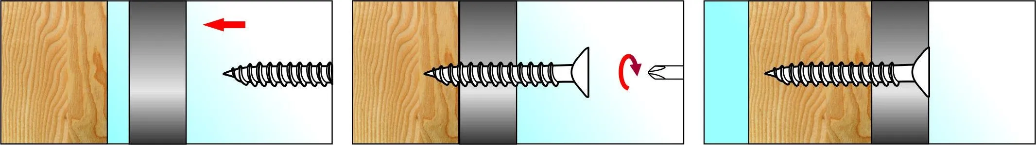 Саморез универсальный 4,0*50 (белый цинк 200 шт.) (ГОСКРЕП), уп