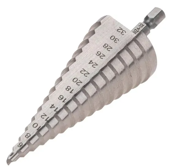 Сверло ступенчатое 4,0-32,0мм KRANZ