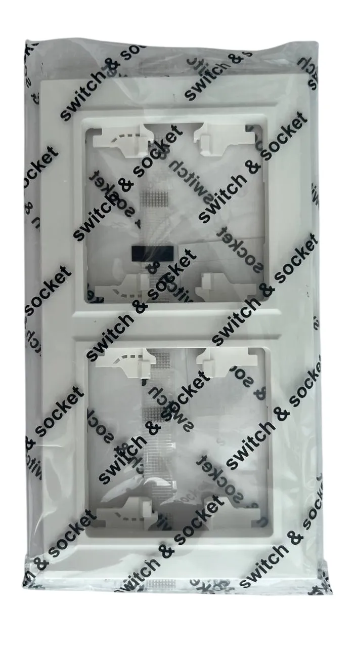 Рамка 2-я белая горизонтальная U1A-029 SoftTouch "Uno" AWSproducts