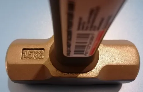 Кувалда, 1500 г, фиберглассс, короткая рукоятка Tulips tools