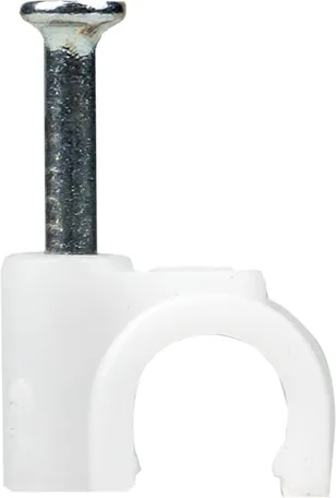 Скоба круглая с гвоздем 5мм (100 шт.) (ELUX), уп