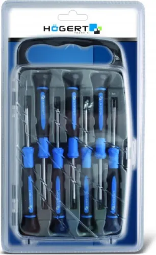 Набор часовых отвёрток в футляре, 7 шт. HOEGERT, ком