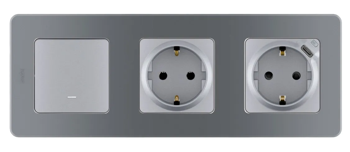 Рамка 3-я Дымчатый INSPIRIA LEGRAND