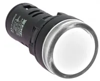 Индикатор LED белый AD16-22HS 230В AC IP54 EKF