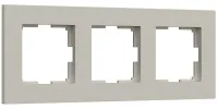 Рамка 3-я Дымчатый софт Slab WERKEL