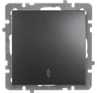 Механизм выкл. 1-кл СУ (проходной), TOURAN-ALEGRA-THOR, metallic, антрацит