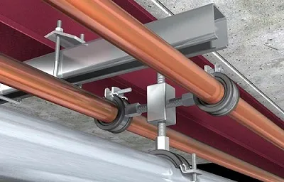 Хомут сантехнический 1 1/2" (48-52) М8 цинк без шпильки Premium