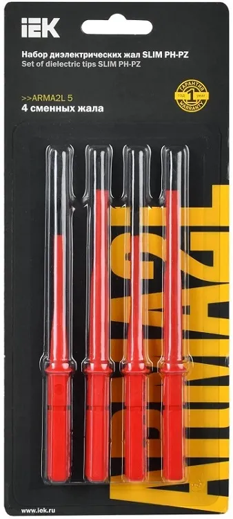 ARMA2L 5 Набор диэлектрических жал SLIM PH-PZ 4шт IEK