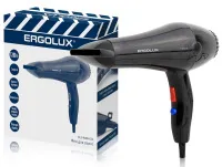Фен 1200 Вт, 220-240В, черный ПРОМО ELX-HD08-C02 ERGOLUX