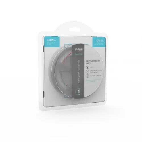 Лента LED 5050 4000K 4,8Вт/м 60LED/м 12В 312Лм/м 2м Gauss