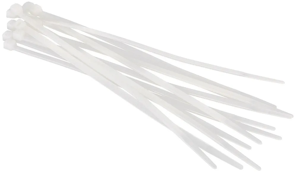 Хомут 7,6*400 белый нейлон (100 шт.) (СиайГрупп), уп