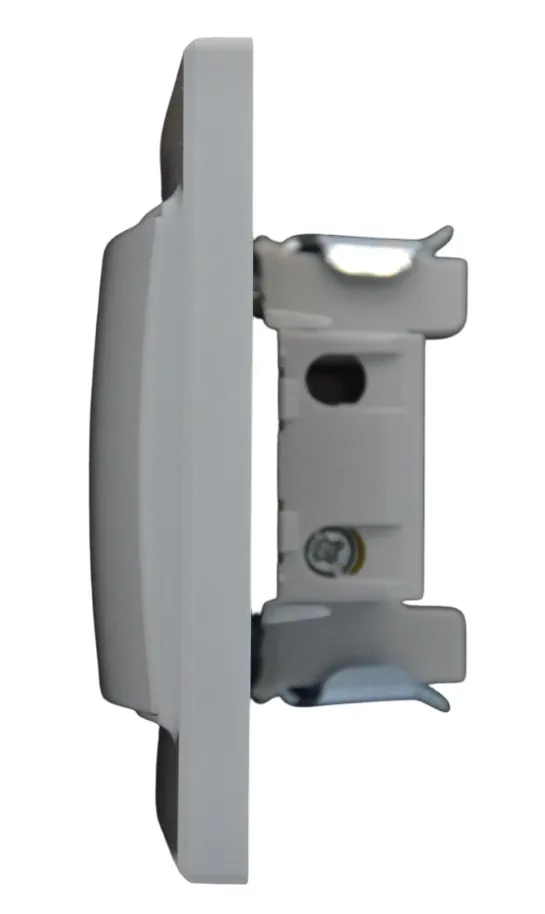 Выключатель звонка 1-кл. белый SD-P1009W "Standard" AWSproducts