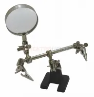 Держатель "третья рука" с лупой  х3  (HT-390)  (ZD-10D)  REXANT